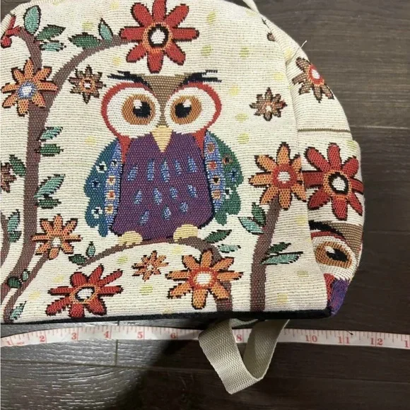 Owl Patterned Backpack - Picture 4 of 6